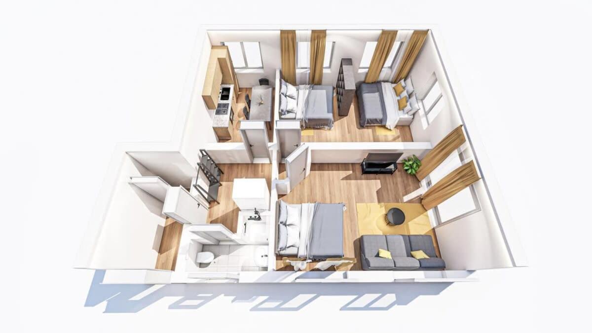 Beautiful 2 Bedroom Apartment Incl Parking Hamburg Exterior photo